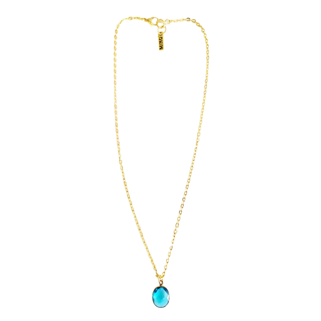 Blue Quartz Necklace - MINU Jewels