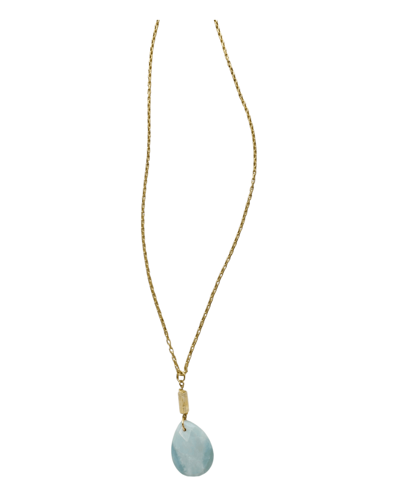 Amazonite Citrine Necklace - MINU Jewels