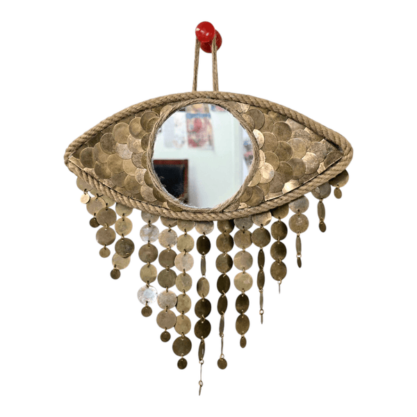 Brass Eye Mirror Wall Décor - MINU Jewels