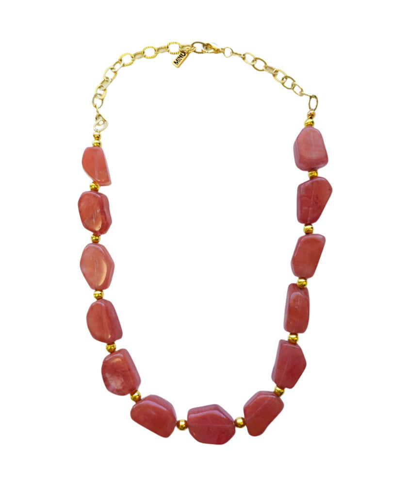 Cherry Quartz Necklace - MINU Jewels