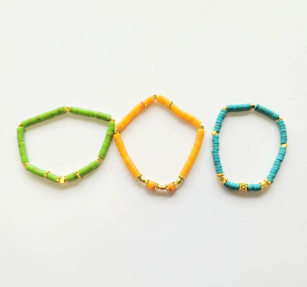 Rainbow Gemstone Bracelets - MINU Jewels