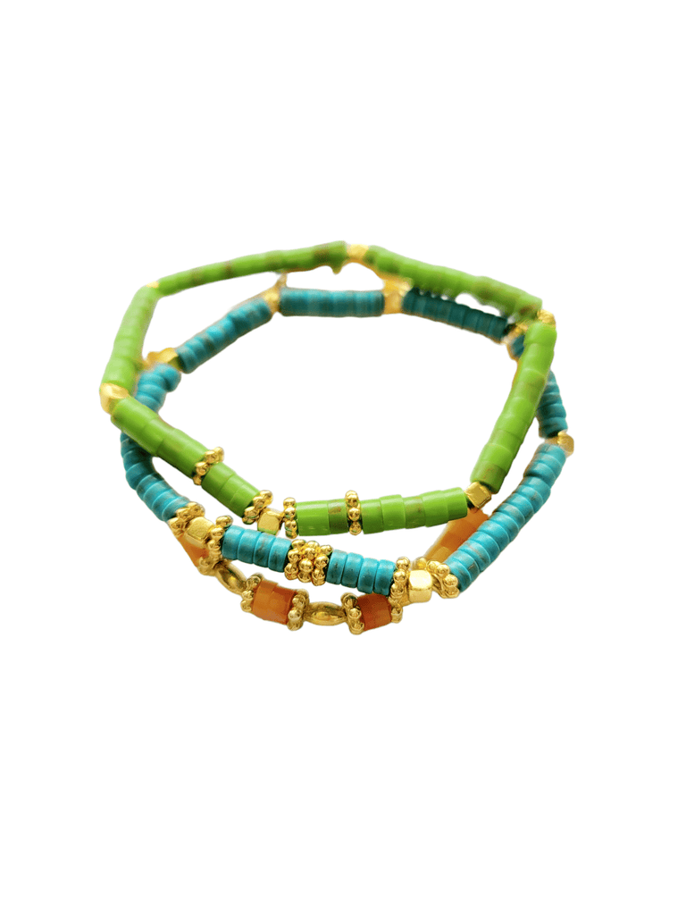 Rainbow Gemstone Bracelets - MINU Jewels