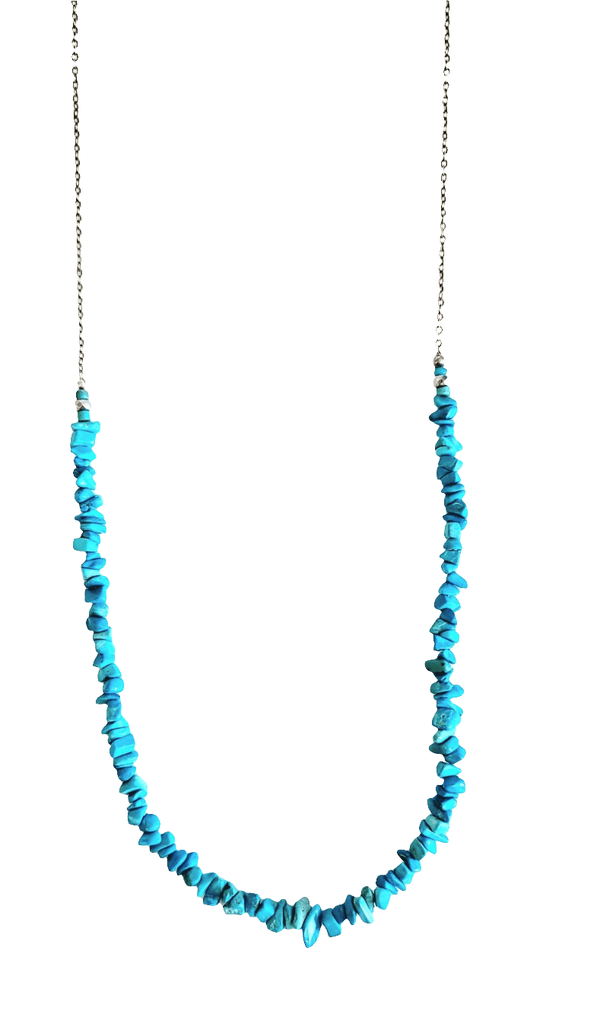 Turquoise Chip Necklace - MINU Jewels