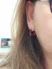 Ruby Hoops - MINU Jewels