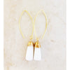 Alia White Earrings - MINU Jewels