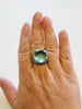 Blue Topaz Cocktail Ring - MINU Jewels