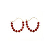 Carnelian Hoops - MINU Jewels