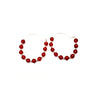 Carnelian Hoops - MINU Jewels