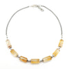 Citrine Barrel Necklace - MINU Jewels