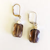 Faceted Smokey Quartz Earrings - MINU Jewels