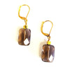 Faceted Smokey Quartz Earrings - MINU Jewels