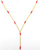 Rouge Accent Y Necklace - MINU Jewels