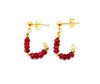 Ruby Hoops - MINU Jewels