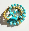 Rustic Turquoise Stack- Set of 3 - MINU Jewels