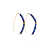 Slider Lapis Hoops - Size Options - MINU Jewels