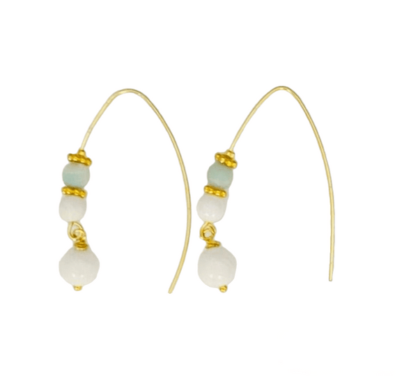 Snowy Slider Hoops - MINU Jewels