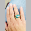 Turquoise Deco Ring - MINU Jewels